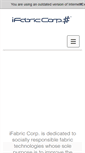 Mobile Screenshot of ifabriccorp.com