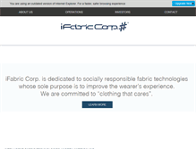 Tablet Screenshot of ifabriccorp.com